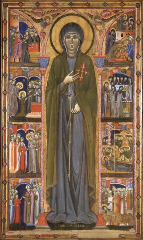 Santa Chiara e otto storie della sua vita